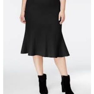 Rachel Roy black fit & flair skirt